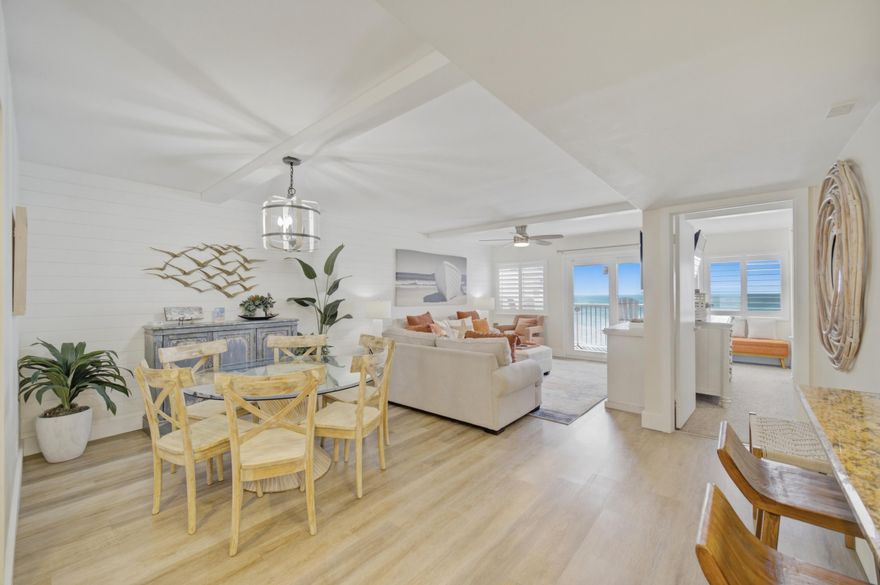 This beautifully updated 6th-floor condo at Holiday Surf & Racquet Club offers some of the most impressive views in the building. Enjoy stunning Gulf views along with a fresh, modern feel created by recent upgrades including new flooring, updated lighting, and remodeled bathrooms. Major improvements such as a new HVAC system and upgraded electrical panel provide added value and peace of mind. Whether you're searching for a vacation getaway, investment property, or personal coastal retreat, this move-in ready condo combines exceptional views with thoughtful updates in one of Destin's most popular beachfront communities.