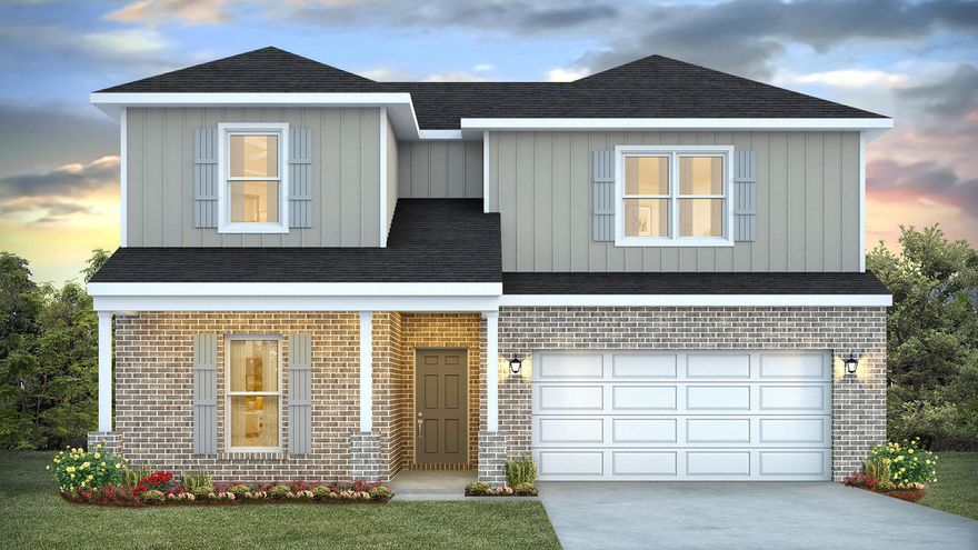 Welcome to Deer Ridge Crossing in Gulf Breeze, FL! The stunning Ozark floor plan is a well-designed 2 story model with 2 bedrooms ''&'' a living room on ''EACH'' level. Bedroom 1 on the first floor offers a spacious walk-in closet, & adjoining bath has a double vanity, large shower, linen and water closet. Stunning Quartz countertops in kitchen and baths, all stainless-steel appliances, gorgeous EVP wood look flooring & plush carpet in the bedrooms. The Smart Home Connect System includes several Smart Home convenient devices. Upscale home with great curb appeal. Convenient Midway location. Must see! ALL LISTING pictures, colors, features, and size may vary. Square footages are approximate.
