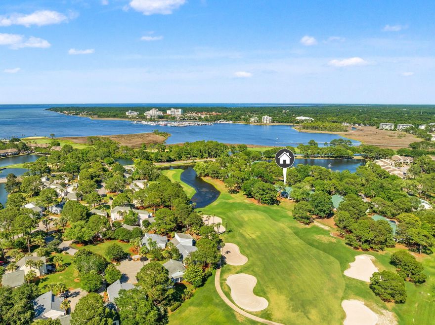 Welcome to 651 Bayou Drive in Bayou Village, located within the sought-after Sandestin Golf and Beach Resort. This updated 2-bedroom + bunk room corner unit offers the convenience of single-story living with an open layout, blending comfort, style, and functionality perfect as a primary residence, vacation getaway, or rental opportunity
Beautifully updated, the interior features luxury vinyl plank flooring, upgraded kitchen countertops, and a classic white subway tile backsplash. Both bathrooms are updated with modern vanities and custom-tiled showers. The bunk room with three bunks offers excellent flexibility for guests.
The light-filled living area flows into a fully enclosed additional family room overlooking the golf course, creating valuable extra living space to relax and entertain year-round while enjoying the peaceful surroundings.
Owners enjoy access to world-class amenities including beautiful white sand beaches, four championship golf courses, tennis and pickleball courts, a marina, fitness center, spa, and the vibrant Village of Baytowne Wharf, all connected by miles of scenic walking, biking, and golf cart paths.
Experience the best of coastal living in one of the Emerald Coast's premier resort communities. Both bathrooms have been updated with modern vanities and custom-tiled showers, while the bunk room with three bunks offers excellent flexibility for guests. This home is offered fully furnished and move-in ready, complete with an exterior storage closet for beach and golf gear and a 4-seater golf cart--making it easy to access the beach in just minutes.
Owners enjoy access to world-class amenities including four championship golf courses, tennis and pickleball courts, a marina, fitness center, spa, and the vibrant Village of Baytowne Wharf, all connected by miles of scenic walking, biking, and golf cart paths. Experience the best of coastal living in one of the Emerald Coast's premier resort communities.