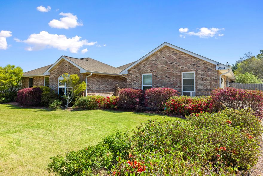 Welcome home! Located on 1.2 level acres in a cul de sac, This 4 bedroom, 3 full bath home with an open floor plan is sure to impress. Upgraded LVP flooring in the main areas and tile in the wet areas. The kitchen features an island, custom cabinets, granite countertops, a pantry and a hop up breakfast bar. Large primary bedroom with a tray ceiling and a door leading directly to the Florida Room and the enclosed pool. Primary ensuite features dual walk-in closets. The primary bath has dual vanities and a large walk in shower with multiple shower heads. The MIL/Guest suite has a dedicated bathroom and separate interior and exterior entrances. Whole house generator for peace of mind. Two 50 amp RV hook ups with water. This home checks so many of the boxes!  Schedule your showing today!