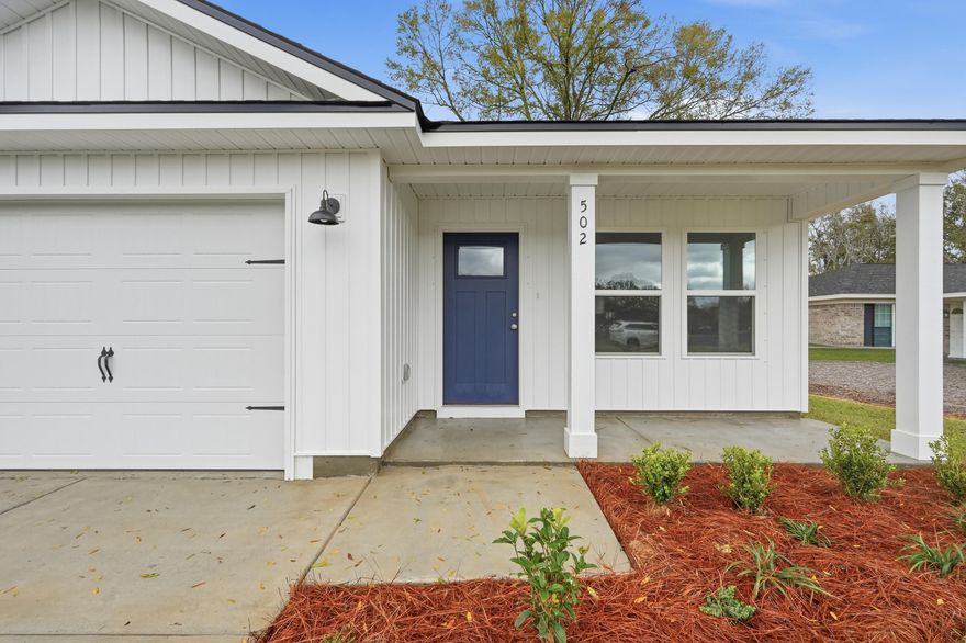 MID TOWN LOCATION AND READY IN LATE JUNE - $10,000 towards buyers closing costs (call for details).  ''Scarlet'' floor plan fits the budget, not too big and not too small.  Quartz work island w/bar seating in kitchen, large walk-in pantry, open family gathering space, owner's bath has walk-in closet, double vanities, shower only + linen storage.  Raised ceilings, vinyl plank flooring throughout, recessed lighting, ceiling fans in all bedrooms + family room.
Fully landscaped yard, front & rear porches for relaxing, finished 1-car-garage.  Photos of similar sold home, elevation will vary, interior/exterior colors & finishes will vary.  Call for more details.