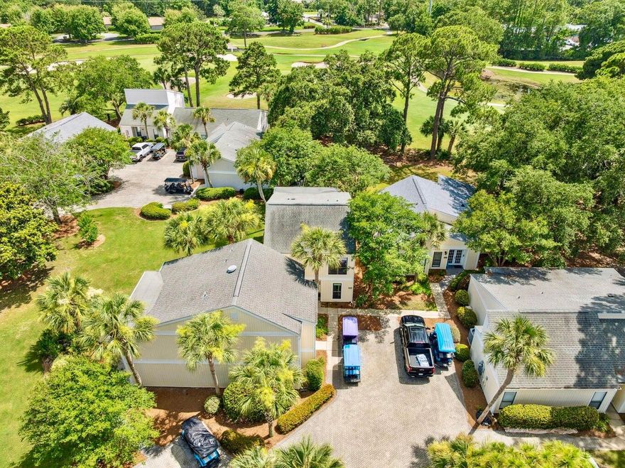 Highly sought after Sandpiper Village 4 Bedroom condo, where your insurance is included in your HOA dues. Located on the 10th fairway of the Links course, this nicely remodeled condo includes an upgraded kitchen with beautiful quartz countertops, upgraded bathrooms, flooring, and much more. This rare condo is standalone, with no shared walls, and generated $100k in 2025 as a vacation rental. Includes two golf carts for easy access to the pools, the beach, Grand Boulevard, and all the other amenities that Sandestin has to offer. 
The resort boasts more than seven miles of sugar-white sand beach and bayfront property, four championship golf courses, 15 world-class tennis courts, 19 swimming pools, a 123-slip marina, water sports, children's programs, a fitness center and spa,