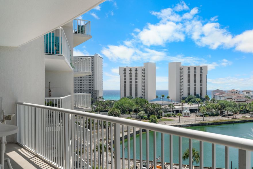 Here is your opportunity to own  an exquisitely appointed 2-bedroom, 2-bath residence at The Terrace at Pelican Beach. Impeccably maintained and thoughtfully curated, this elegant unit showcases upscale furnishings, including a sleeper sofa, with all beds featuring premium upgraded mattresses to comfortably accommodate up to six guests.
Unit 505 offers a beautifully designed kitchen complemented by sleek granite countertops, updated appliances, and sophisticated tile flooring throughout--creating a seamless blend of style and functionality.
Step onto your private, spacious balcony and indulge in sweeping panoramic views of the Gulf of America, a tranquil lake, and four resort-style pools, two of which are heated during the winter months.