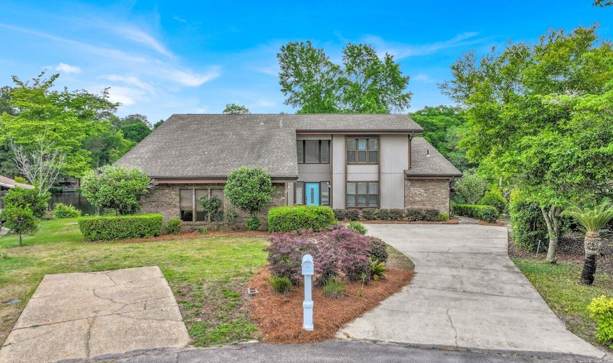 Discover your lakeside sanctuary, a beautifully refreshed retreat in the premier Le Chateau subdivision of Rocky Bayou. This 4-bedroom, 2.5-bathroom home has been thoughtfully updated to provide modern comfort against the backdrop of serene lake views. Step inside to find a seamless blend of style and peace of mind. The home features brand-new LVP flooring in main living areas and plush new carpet in the bedrooms. Both the kitchen and bathrooms have been tastefully updated, complementing the open, airy feel of the vaulted ceilings and dual living spaces. Major mechanical and structural updates ensure worry-free living for years to come: HVAC: Both units replaced in 2025. Septic System: New system and drain field installed in 2021. Roof: Installed in 2018. Water Heater: Replaced in 2016. Prime location & outdoor living nestled on a quiet cul-de-sac, this property offers stunning views of Lake Amick from a spacious back deck. Golf enthusiasts will appreciate being adjacent to hole #3 of the Rocky Bayou Country Club, providing easy access to championship golf and community amenities. Centrally located in Niceville, you are just a short distance from local shops and dining, with an easy commute to Eglin AFB and the famous beaches of the Emerald Coast. Enjoy the best of Florida living with the perfect mix of tranquility and convenience.