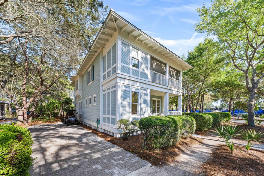 Welcome to 109 Dandelion Drive, perfectly positioned on the corner of one of the most desirable streets in WaterColor. This newly remodeled and refreshed classic coastal home offers 5 bedrooms, 4 baths, and 3,748 square feet of luxurious and comfortable living space in coveted Phase 1 of the community. Ideally located just across from the Tennis Center and the location of the new Fitness Center with easy access to Seaside, the Beach Club, Camp WaterColor, community pools, scenic walking trails, and the sugar-white sands of 30A. This home captures the very best of WaterColor living.

Thoughtfully designed for both relaxation and entertaining, the spacious floor plan includes a first-floor guest bedroom with its own private screened porch, while the expansive primary suite features a large en-suite bath and private balcony overlooking the peaceful surroundings. Newly refreshed interiors and beautifully curated design elements by Owens Design Group bring a sophisticated and welcoming coastal aesthetic throughout the home. Timeless architecture, elevated finishes, and an unbeatable location combine to create an exceptional opportunity in one of 30A's most sought-after communities.