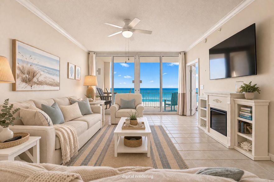 Wake up to the sights and sounds of Navarre Beach in this income-producing Gulf-front condo. This spacious 2-bedroom, 2-bath unit features a luxurious primary suite overlooking the Gulf--imagine enjoying your morning coffee with panoramic water views right from your bed. The en-suite primary bath offers a whirlpool tub, separate walk-in shower, and spa-like tranquility. A second en-suite bedroom provides privacy and comfort for guests or extended family.
The updated kitchen features granite countertops and new appliances, perfect for preparing meals and entertaining after a day at the beach. This condo is being sold fully furnished and turn-key ready, including brand-new outdoor patio furniture--perfect for sunset cocktails or relaxing beach mornings.
See more info! Resort-Style Amenities Include:
" Gulf-front heated pool and hot tub
" State-of-the-art fitness center overlooking the Gulf of Mexico
" Direct beach access just steps away
" Community room ideal for gatherings and events
" Green space with gas grills
" EV charging stations

Additional Highlights:
" HVAC units replaced in 2018 and 2021
" Fully furnished and rental-ready
" Over $50K in annual rental income (not including snowbird season)
" Excellent potential as a second home or investment property
Beach Service paid for through the year!
Whether you're looking for a private coastal retreat or a proven income-producing property, this Gulf-front condo checks all the boxes. Schedule your private showing today and experience the views and coastal lifestyle for yourself.