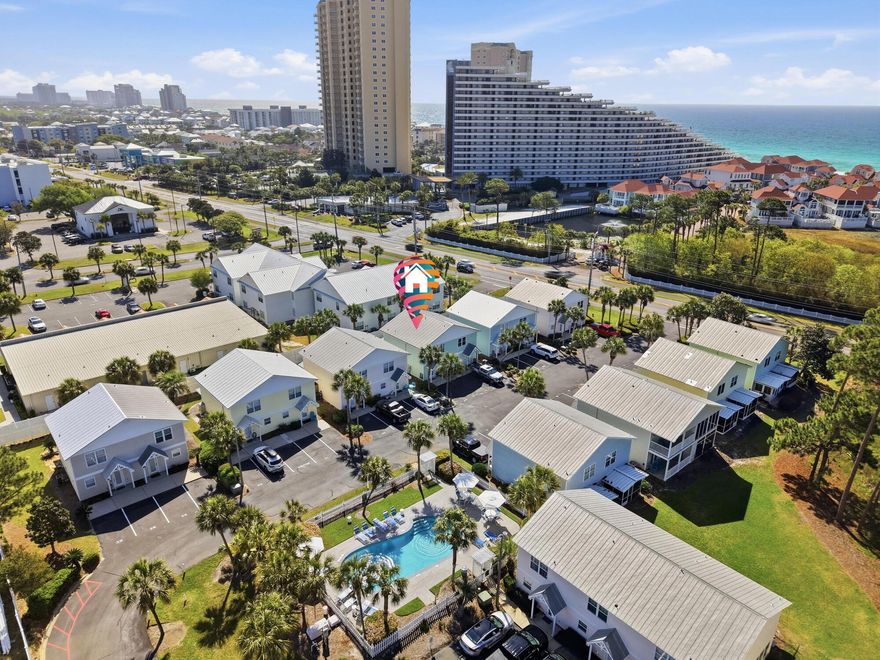 Welcome to your slice of the Emerald Coast, just steps from the sugar-white sands and emerald waters of Miramar Beach. This 2-bedroom, 2.5-bath townhome offers the perfect blend of coastal charm and investment potential, featuring a bright, open-concept living space and a functional layout designed for both relaxation and rental appeal.

Enjoy easy beach access just a short walk away, or unwind by the community pool surrounded by palm trees and well-maintained grounds. Whether you're looking for a personal getaway, a full-time residence, or a high-demand short-term rental, this property checks all the boxes.

Ideally located along Scenic Gulf Drive, you're minutes from dining, shopping, and everything that makes this area one of the most desirable destinations on the Gulf Coast.