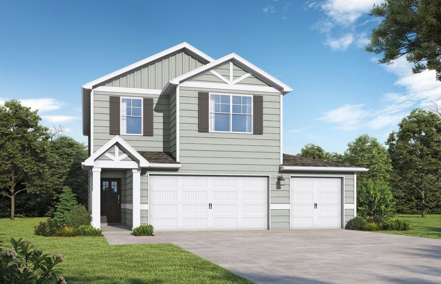 The Winston: Seamless Style & Comfort Step inside a spacious open-concept design where the kitchen and family room create the ultimate social hub. This home offers the convenience of a private main-level guest suite and an expansive 3-car garage for all your storage needs. Upstairs, a versatile loft provides the perfect secondary living space alongside a secluded primary retreat. From the welcoming covered porch to the backyard patio, the Winston is masterfully crafted for modern living. Visuals feature a similar home for inspiration. Pricing is the base starting point; final price varies based on selected features.