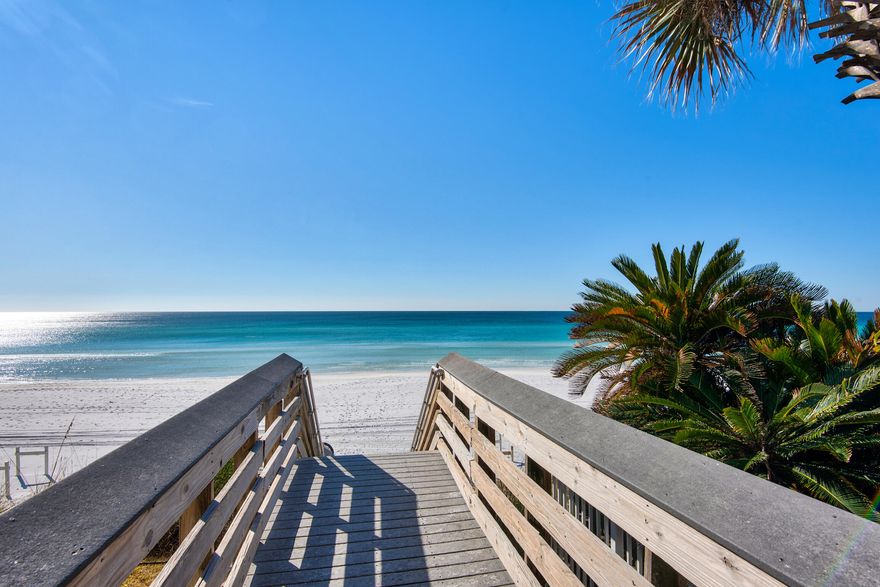 Fresh to Market - Turnkey & Ready to Enjoy! Recently updated with a brand-new AC system installed this summer, this 3-bedroom, 2-bath coastal condo offers the ultimate beachside lifestyle. Located in the highly desired gated community of Alerio, you're just steps from the sugar-white sands and sparkling Gulf waters with beach access directly across the street--a rare find along Scenic Gulf Drive. -When you're not on the beach, enjoy resort-style amenities including a community pool, relaxing jacuzzi, and a grilling area perfect for gathering with family and friends. -Positioned in the heart of Miramar Beach, this property is ideal for both easy full-time living or a high-performing short-term rental investment thanks to its prime location, gated security, and walkability to dining With Shopping hotspot Silver/Sands/Premium/Outlets is within walking distance, and vibrant dining and entertainment at Village/of/Baytown/Wharf round out the resort-style neighborhood.