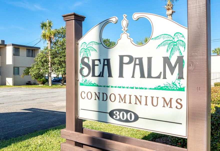 Turnkey, fully furnished, VA-approved condo in the waterfront community of Sea Palms that allows short-term rentals--this is the ideal investment, second home, or primary residence opportunity in Fort Walton Beach.  -Buyer incentives are available!-

This beautifully renovated unit is truly move-in or rent-ready and has a strong rental history, making it a proven income-producing property. Inside, you'll find a stunning modern kitchen with shaker-style cabinetry, ceiling-height tile backsplash, granite countertops, and stainless steel appliances, including a built-in oven/microwave combo, smart refrigerator, and 2-burner induction cooktop. The open living space features luxury vinyl plank flooring throughout, a built-in electric fireplace, and a floor-to-ceiling sliding glass door with views of the community pool. The bathroom has been fully upgraded with a luxury tiled shower featuring LED lighting and a digital temperature/time display, along with an anti-fog mirror with built-in lighting. 

Sea Palms offers a beautiful community pool and stunning views of the intercoastal sound waterway, enhancing the coastal lifestyle experience for owners and guests alike. The HOA fee of $473/month includes water, gas, sewer, trash, landscaping, the condo insurance policy, and pool maintenance, keeping ownership simple and predictable. Major systems have been updated with a 2022 HVAC and 2022 water heater. With everything already in place, this is a rare opportunity to own a fully updated, low-maintenance, income-ready property in a highly desirable waterfront setting.

All descriptions and dimensions are believed to be accurate but if deemed important are to be verified by buyer.
