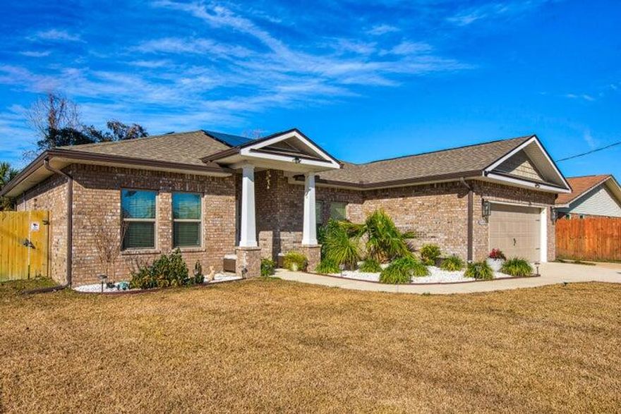 Welcome to 2 W Casa Loma. Built in 2021, this 4 bedroom, 2-bath,1922 sq ft modern home features a rare 2.75% VA assumable loan, a resort-style heated pool, and a prime location just 4 miles from Hurlburt Field and minutes from Eglin and the Emerald Coast's white-sand beaches. Enjoy lower utility costs and added peace of mind with owned solar panels and a solar battery backup system, ideal for Florida storm season and power outages.  Designed for energy efficiency, low-maintenance living, and year-round enjoyment, this newer home delivers comfort, resilience, and value in one smart package.  Florida living done right.  Schedule  your private tour today.