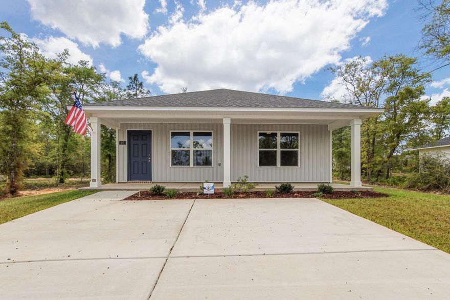 Fresh, simple, and easy to love. This newly built home by Flynn Built offers 2 beds and 2 baths with a light, open layout that feels comfortable and livable. Inside, you'll find durable LVP flooring, granite countertops throughout, stainless appliances and a bright, airy feel that makes the space live larger than expected. The exterior features low-maintenance vinyl siding, making upkeep easy. Also included is a one-year builder warranty for added peace of mind. Plus, with a full-price offer, buyers receive $6,000 toward closing costs, making this a super option for first-time buyers, those downsizing, or anyone looking for a clean, move-in ready start.