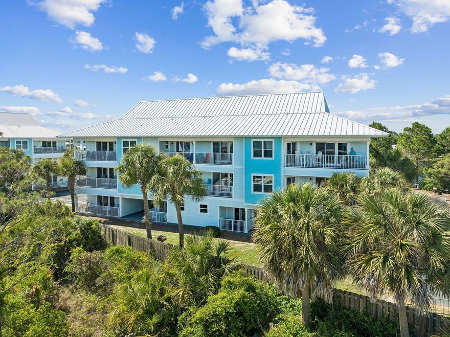 Experience the ultimate coastal lifestyle in this beautifully updated 3-bedroom, 2-bathroom condo located in the heart of Seagrove Beach at Beachside Villas 1023, South of Scenic Highway 30A. This inviting retreat features a spacious, light-filled living area and a fully equipped kitchen with breakfast bar seating, perfect for entertaining. The primary suite offers private balcony access and a king-sized bed, while two additional guest bedrooms provide comfortable accommodations for family and friends.

Nestled between the emerald waters of the Gulf and the rare coastal dune lake, Eastern Lake, this property offers exceptional resort-style amenities, including two community pools (seasonally heated), lighted tennis courts, shuffleboard, and convenient grilling areas. Enjoy easy beach access via a seasonal shuttle or a short scenic stroll to the sugar-white sands. Complete with high-speed Wi-Fi, a full-sized laundry room, and on-site Tesla charging stations, this turnkey coastal getaway is ideally positioned near the best dining, shopping, and entertainment along Scenic Highway 30A.