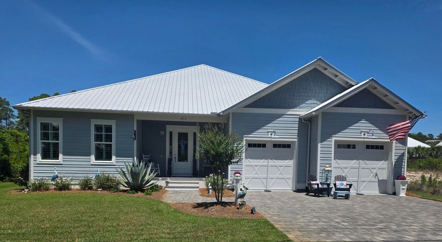 Live of the Loop!  Coveted one story living with an oversized two car garage on 30A West. Immaculate, one-story custom home in the desirable west end of 30A built in 2019. Perfect as a primary residence, second home or vacation rental with an excellent location and NO HOA, nestled among the trees and close to the beach. Located next to THREE coveted public beach access points along 30A. This home is a 5 minute walk to the beach or two minute golf cart ride. This home has had one owner and has been lovingly cared for. Located on the West end of the Scenic 30A corridor, this location is undeniably most convenient to South Walton County's favored commercial conveniences, shopping & restaurant districts, such as Grand Boulevard, Sacred Heart Hospital, and a phenomenal state park known as Topsail State Park, which offers guests 1,600 acres of indigenous forest, 3-miles of native, protected beach, and hiking & biking trails.
Close to the recently remodeled Santa Rosa Beach and Golf Club and is less than 1/2 a mile away from the beach. Santa Rosa Golf & Beach Club is the only member owned golf course and private beach club located on scenic Highway 30A. Referred to as the 'Purest Golf in the Florida Panhandle,' by Golf Magazine, the course offers a fair challenge and unique character.
Please inquire for further details and to schedule a private showing.
