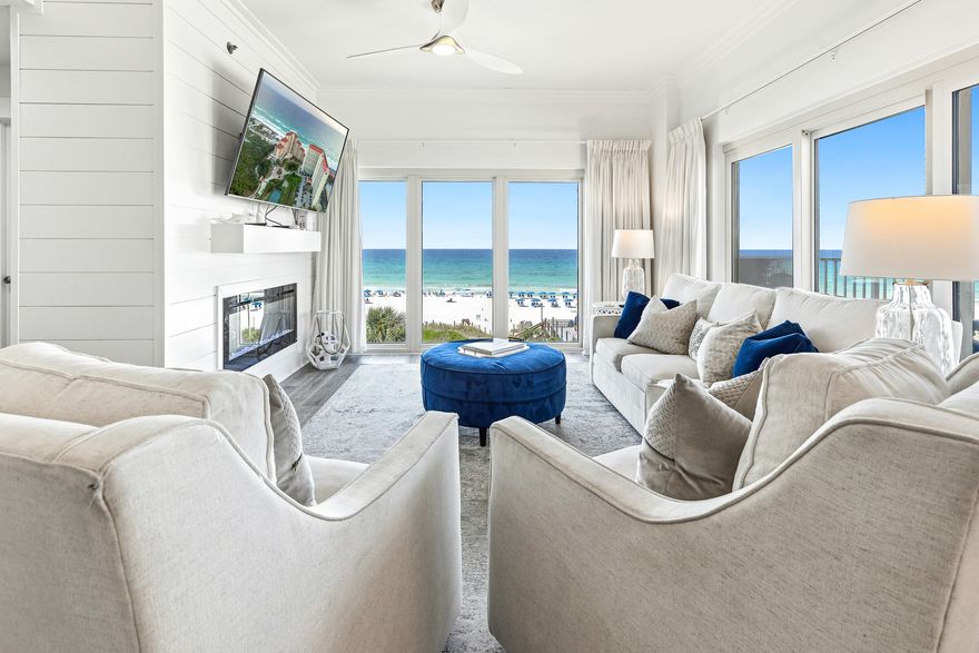Discover this stunning beachfront condo at Beach Manor, located in the highly sought-after Tops'l Beach and Racquet Resort. This beautifully decorated, fully furnished, and rental-ready 2-bedroom corner unit offers exceptional south and southwest exposure, delivering breathtaking panoramic views and spectacular sunset skies over the Gulf of Mexico.
As one of the largest 2-bedroom ensuites in the building, this 4th-floor condo provides generous living space with two private balconies - including a spacious primary balcony complete with a relaxing jacuzzi. Wake up to Gulf views and unwind each evening with stunning sunsets from your own slice of paradise.
This corner-unit condo is ideally suited as a vacation rental or a luxurious second home. Its prime location in the Tops'l Beach and Racquet Resort combines the best of beachfront living with outstanding recreational amenities. Whether you're searching for a Destin-area beach condo, a tennis and pickleball resort property, or a turnkey Gulf-front rental, this place checks every box.
Experience the ultimate Florida beach lifestyle - white sand beaches, championship sports facilities, and effortless resort living all in one exceptional package. Don't miss this opportunity to own one of the best units at Beach Manor, and all of Tops'l Beach and Racquet Resort!