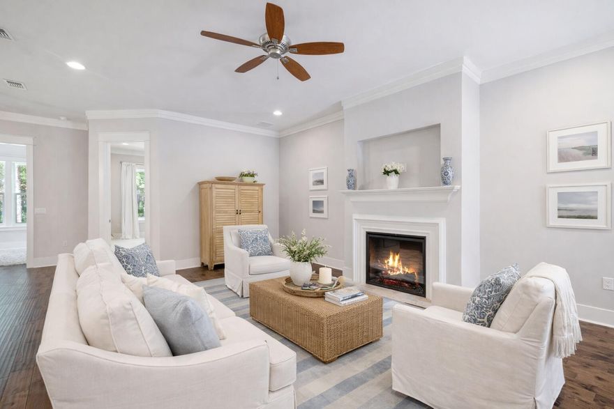 Discover this beautifully maintained single-story home built by Boswell Builders, ideally located near 30A in the highly sought-after Paradise Cove community of Santa Rosa Beach, Florida. Situated north of Highway 98 and just minutes from the white-sand beaches of the Emerald Coast, this peaceful residential neighborhood offers convenient access to shopping, dining, entertainment, golf, and outdoor recreation while maintaining the charm and tranquility of coastal living.

Positioned on a premium homesite backing to mature trees, the property provides a rare sense of privacy and a serene backyard setting rarely found this close to Scenic 30A. The home showcases quality craftsmanship, timeless design, and thoughtful functionality throughout.

The popular Parkside floor plan features an open-concept layout with 10-foot ceilings and hardwood flooring throughout the main living areas, creating a bright and inviting atmosphere ideal for both everyday living and entertaining. The spacious living and dining areas flow seamlessly into the well-appointed kitchen, complete with granite countertops, custom cabinetry, a Whirlpool appliance package, ample prep space, and generous storage.

The private primary suite offers a relaxing retreat with brand-new carpet, dual vanities, a soaking tub, separate walk-in shower, and an oversized walk-in closet. Additional guest bedrooms provide flexibility for full-time living, second-home ownership, or hosting family and friends. Enjoy peaceful outdoor living with a private backyard surrounded by mature landscaping and natural greenery. Paradise Cove residents also enjoy access to community amenities while being conveniently located near Gulf Place, Grand Boulevard, Sacred Heart Hospital, Choctawhatchee Bay, and the renowned dining, shopping, and beach experiences along 30A.

Offering a rare combination of privacy, location, craftsmanship, and convenience, this Santa Rosa Beach home presents an exceptional opportunity to enjoy the best of Emerald Coast living.