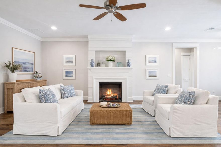 Discover this beautifully maintained single-story home near 30A located in the sought-after Paradise Cove community in Santa Rosa Beach, Florida. Situated north of Highway 98 and just minutes from the white-sand beaches of the Emerald Coast, this neighborhood offers a peaceful residential setting with convenient access to shopping, dining, and outdoor recreation.

Positioned on a premium homesite backing to mature trees, this property provides added privacy and a tranquil backyard setting rarely found in homes this close to 30A. The popular Parkside floor plan features an open-concept layout with 10-foot ceilings and hardwood flooring throughout the main living areas, creating a bright and inviting atmosphere ideal for both everyday living and entertaining. The kitchen is thoughtfully designed with granite countertops, custom cabinetry, and a Whirlpool appliance package, offering both style and functionality. The spacious primary suite includes brand-new carpet, dual vanities, a soaking tub, separate walk-in shower, and a generous walk-in closet for optimal comfort and storage.

Located just a short drive to 30A beaches, Gulf Place, and local conveniences, this Santa Rosa Beach home offers the ideal blend of privacy, accessibility, and full-time residential living in one of Walton County's most desirable areas.