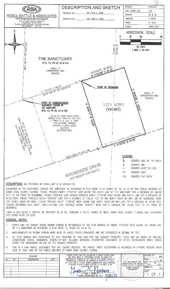 WOODLAWN SHORES 1ST ADDN - Land