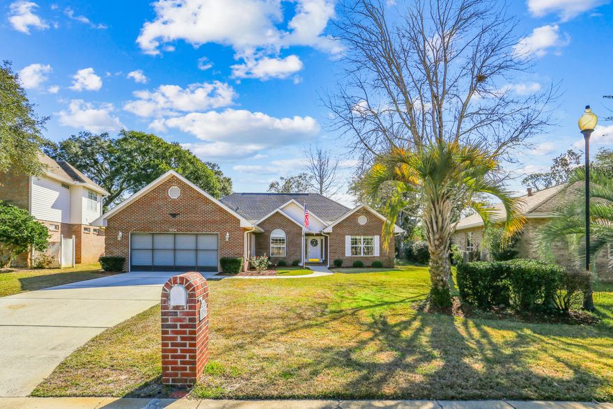 **Beautifully Maintained One-Owner Home in Sought-After Magnolia Forest**
This meticulously cared-for one-owner brick home offers comfort, convenience, and an unbeatable Bluewater Bay lifestyle. Ideally located just a short walk from the Bluewater Bay Marina and the waterfront dining at LJ Schooner's, the home also provides quick access to golf, swimming, tennis, pickleball, and a boat launch.    Inside, a spacious kitchen features abundant cabinet and counter space, a dedicated pantry, and a bright eat-in area perfect for casual meals. A separate dining room adds flexibility and can easily serve as an office or additional living space. The generous bedrooms include walk-in closets in both the primary suite and a secondary bedroom, offering excellent storage.     More...... The inviting living area includes a cozy gas fireplace, and the beautiful screened in back patio creates a peaceful spot to enjoy Florida evenings year-round. A large laundry room with a sink adds everyday convenience. The home also includes a retractable sliding screen for the two-car garage door, ideal for enjoying fresh air while keeping the space shaded and bug free.  Major updates include a roof replacement in 2022, the HVAC system replaced in 2022, and HWH replaced 2026 providing added peace of mind. A termite bond with Terminix is already in place.
Located in the desirable Magnolia Forest subdivision, this home offers a quick drive over the MidBay Bridge to the Destin beaches and an easy commute to Eglin AFB. Zoned for top-rated schools, it's truly move in ready and perfectly positioned for anyone seeking comfort, convenience, and coastal living.