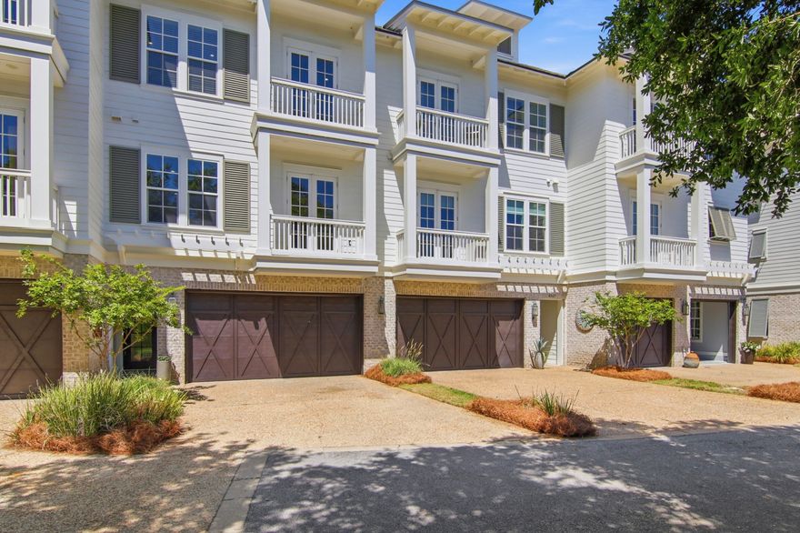 This stunning 4-bedroom, 3.5-bath Brownstone overlooks the Bay, a serene Nature Preserve, and the 3rd hole of the Kelly Plantation Golf Course. Offering just under 2,900 square feet of thoughtfully designed living space, this home combines coastal elegance with modern functionality in one of Destin's most prestigious gated communities. The residence features an elevator, a two-car garage with space for a golf cart, and numerous upgrades including a custom master closet, two balconies on the second and third levels, and brick pavers in the fenced backyard. Perfectly designed for everyday living and entertaining, the expansive second-floor kitchen and living area boast a Wolf gas range, Subzero refrigerator, Bosch dishwasher, and abundant custom cabinetry, creating a space that is as functional as it is beautiful.

The open-concept interior is bathed in natural light, with soaring ceilings, wide-plank hardwood floors, and a serene, airy palette. The main living area centers around a fireplace adorned with shiplap detailing and a custom wood mantle, flowing effortlessly to the second-level balcony where breathtaking views and a peaceful atmosphere provide the perfect retreat.

Upstairs, the primary suite is a luxurious sanctuary with a spa-inspired ensuite featuring a soaking tub, walk-in shower, dual vanities, and a generously sized walk-in closet. The third-level balcony extends the living space outdoors, providing an additional private retreat with serene views. Three additional bedrooms and two full baths offer comfortable accommodations, while a versatile bonus room provides endless possibilities for a media room, office, or fitness space.

Outdoor living is enhanced by a fenced backyard, ideal for children or pets, paired with low-maintenance landscaping for a lock-and-leave lifestyle. Additional highlights include a well-appointed laundry room and abundant storage throughout.

Residents of Kelly Plantation enjoy world-class amenities, including a championship golf course, scenic walking trails, pickleball, five clay tennis courts with LED lighting, a bayfront boardwalk, resort-style pool, fitness center, and clubhouse.

This exceptional home presents a rare opportunity to own a move-in-ready residence that seamlessly blends elevated coastal living, sophisticated design, and unparalleled convenience in one of Destin's most coveted communities.