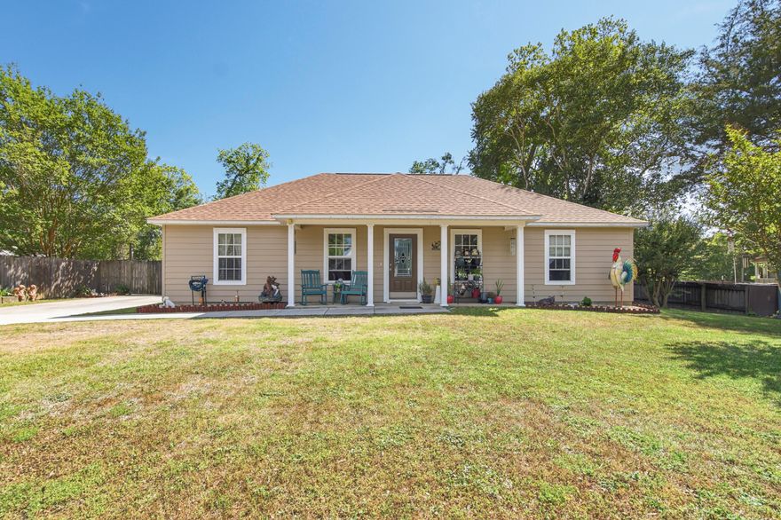 Well-maintained home located in Lockhart, AL. welcomes you with a covered front porch off a paved driveway into a home that is move in ready! Large open living room that connects to kitchen with tons of cabinets and plenty of kitchen area plus a eat in dining with a screened in back porch just off overlooking backyard. Split floorplan includes a large Maser with a walk in closest and a step-free tub installed in 2021. Brand-new roof in 2025, new HVAC in 2022 as well as the paved driveway. New exterior paint fenced back yard, manicured level yard, at one time there was a pool that has been filled in and that area is fenced in as well. Home also offers a 1000 sqft apartment in back yard that is fully equipped to include a loa loft, living room, bedroom, bathroom, washer and dryer hookup.