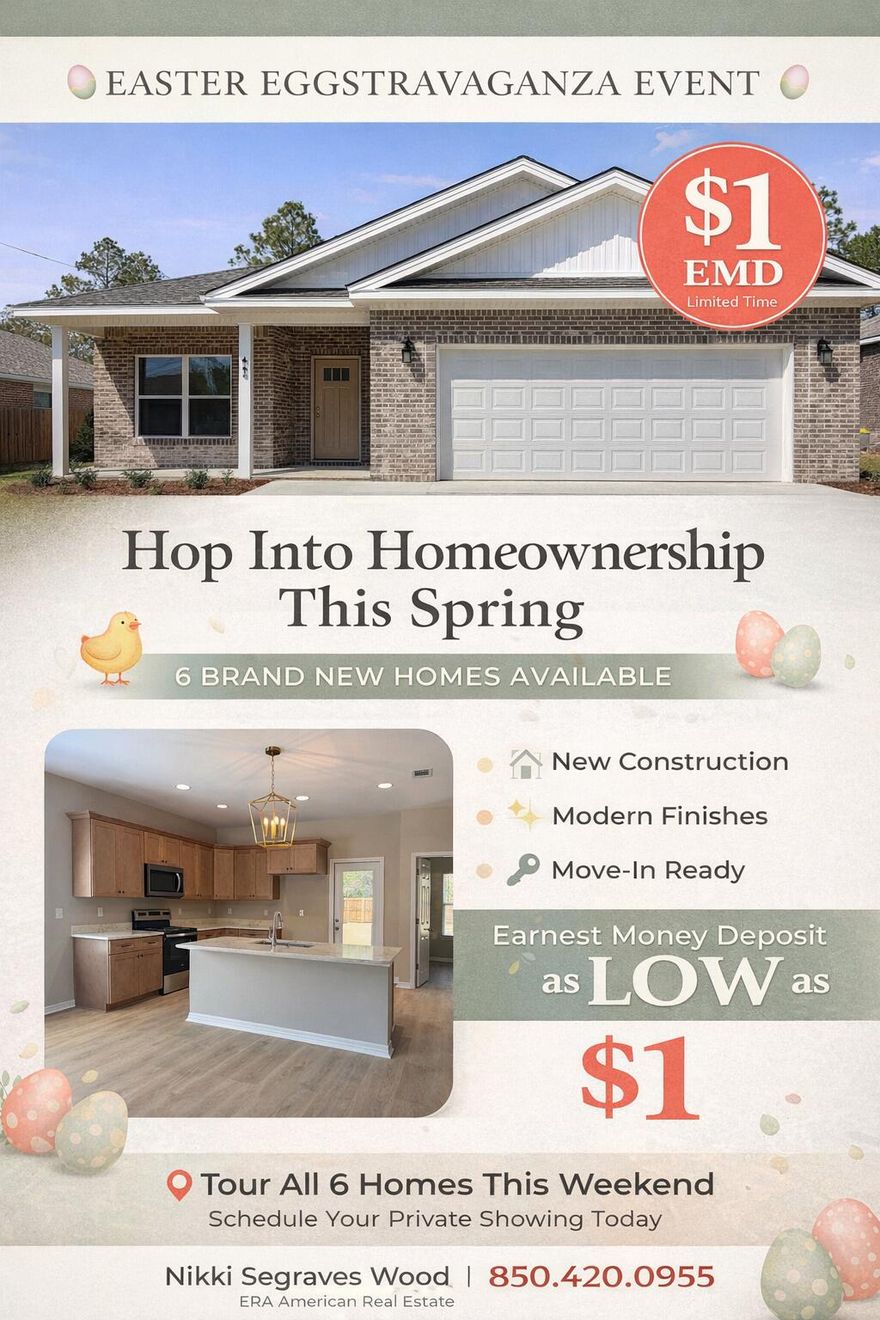 Construction Complete!

Crafted, not mass-produced. This single-story, brick custom residence showcases true stick-frame construction and intentional design at every turn. Built with pride, precision, and longevity in mind. Featuring 3 bedrooms, 2 baths, and a 1-car garage, this home stands apart through upgraded lighting, refined finishes, and meticulous attention to detail rarely found in production builds. From the thoughtful layout to the elevated craftsmanship, every element reflects quality over quantity. Designed for buyers who value substance, durability, and timeless appeal, this is not a tract home. It's a purpose built home created to be lived in and admired. Included features- Window Blinds in all rooms and 6' privacy fence! Added Bonus-- $10,000 paid toward closing costs!