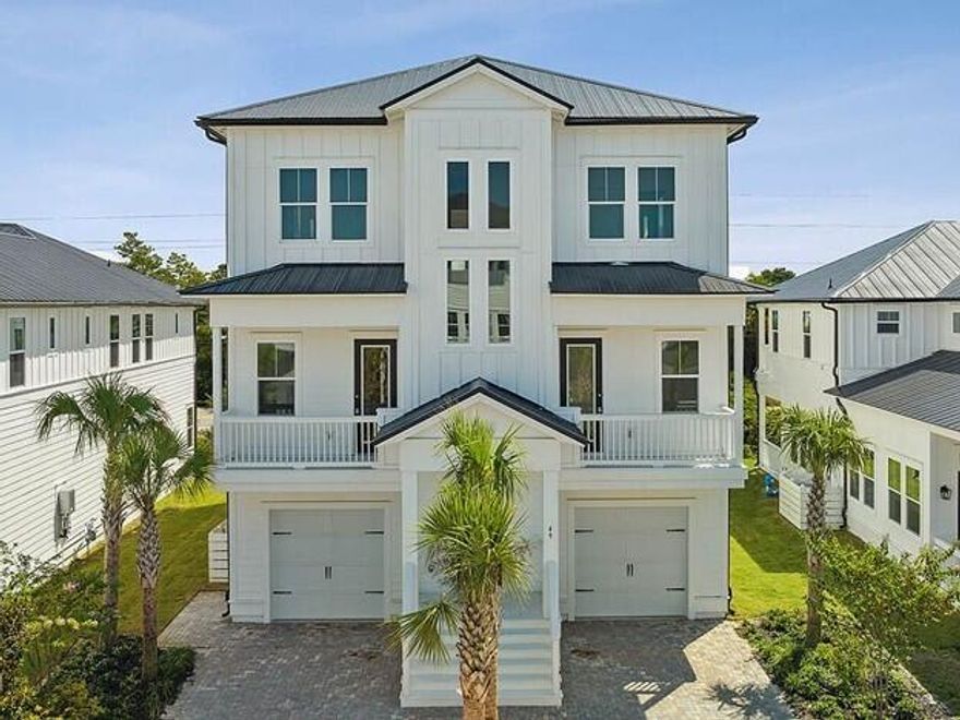 Bluewater Landing embodies the relaxed, refined lifestyle south of Scenic 30A in Blue Mountain Beach, Florida -- a serene community noted for its highest elevation in South Walton, rolling dunes, white-sand beaches, coastal dune lakes, and strong demand for vacation rentals, with easy access to dining, recreation, and the Timpoochee Trail.

This over 4,000 sq ft residence in Blue Mountain Beach is an attractive investment opportunity. It offers six spacious bedrooms, six full bathrooms, and two single-car garages, with an open-concept main level and a well-appointed kitchen designed for effortless entertaining and guest flow.  Currently being used as a long-term rental investment property, it generates a monthly rent of $10,500. Comparable nearby homes operated as vacation rentals have produced over $150,000 annually, underscoring the strong short-term rental potential in the area.

Key investor highlights:
- Prime 30A location in Blue Mountain Beach with high demand for vacation rentals
- Large floor plan suitable for high-occupancy rental strategies
- Proven vacation-rental comps exceeding $150,000/year
- Low competition within an intimate 31-home community, supporting premium pricing

Privacy, durability, and turnkey rental appeal make this property well-suited for investors seeking both strong cash-flow potential and long-term appreciation in a sought-after 30A market.
