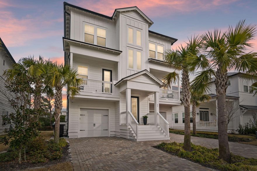 Bluewater Landing embodies the relaxed, refined lifestyle south of Scenic 30A in Blue Mountain Beach, Florida -- a serene community noted for its highest elevation in South Walton, rolling dunes, white-sand beaches, coastal dune lakes, and strong demand for vacation rentals, with easy access to dining, recreation, and the Timpoochee Trail.

This over 4,000 sq ft residence in Blue Mountain Beach is an attractive investment opportunity. It offers six spacious bedrooms, six full bathrooms, and two single-car garages, with an open-concept main level and a well-appointed kitchen designed for effortless entertaining and guest flow.  Currently being used as a long-term rental investment property, it generates a monthly rent of $10,500. Comparable nearby homes operated as vacation rentals have produced over $150,000 annually, underscoring the strong short-term rental potential in the area.

Key investor highlights:
- Prime 30A location in Blue Mountain Beach with high demand for vacation rentals
- Large floor plan suitable for high-occupancy rental strategies
- Proven vacation-rental comps exceeding $150,000/year
- Low competition within an intimate 31-home community, supporting premium pricing

Privacy, durability, and turnkey rental appeal make this property well-suited for investors seeking both strong cash-flow potential and long-term appreciation in a sought-after 30A market.