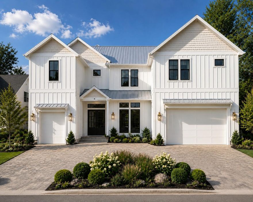 Welcome to 254 Eden Drive in Point Washington - a hidden gem where refined coastal living meets privacy, flexibility, and exceptional outdoor potential. Positioned on an oversized 0.28-acre homesite in a quiet, low-traffic enclave, this custom-built estate offers expansive luxury living minutes from Scenic Highway 30A, the bay, state parks, dining, shopping, and the sugar-white sand Gulf beaches - with no HOA and Flood Zone X designation, meaning no required flood insurance.
Less than half a mile from the public bay launch on Choctawhatchee Bay and moments from Eden Gardens State Park, the home is ideally positioned for those who value boating, biking, and nature while remaining close to Seaside, Grayton Beach, WaterColor, restaurants, and shopping.
Spanning approximately 5,300 square feet, the residence showcases coastal modern architecture paired with exceptional craftsmanship and high-performance construction. A steel beam structural design creates an expansive open-concept floor plan that flows between the kitchen, dining, and living spaces. Soaring 12-foot ceilings on the main level, 10-foot ceilings upstairs, custom mahogany double entry doors, and solid white oak flooring throughout the main home and carriage house establish warmth and sophistication.
The main living area centers around a beautiful 66-inch linear gas fireplace wrapped in floor-to-ceiling carved stone with designer lighting throughout. Full spray foam encapsulation, upgraded... soundproofing, three high-efficiency HVAC systems, tankless water heaters, fiber internet, whole-home data wiring, and smart-ready infrastructure provide comfort and efficiency.
The chef's kitchen features custom white oak and painted cabinetry, natural stone countertops, a substantial island, and a fully appointed butler's pantry with coffee bar and prep sink. Professional-grade Thermador appliances include a 48-inch gas range, double wall ovens, built-in refrigerator and freezer with paneling, dishwasher, pot filler, and filtered water faucet.
The primary suite offers vaulted white oak beam details, patio access, and a spa-inspired bath with a freestanding stone soaking tub, dual rain-head showers, dual vanities, heated bidet toilet seat, and an oversized custom walk-in closet.
Upstairs features a vaulted game loft, media-ready bonus room, guest suites with ensuite baths, and a dedicated fitness room structurally reinforced for equipment. Theater prewiring, integrated audio zones, and camera-ready wiring further enhance functionality.
A true standout is the fully independent carriage house complete with a private entrance, full Bosch kitchen, living area, laundry, and luxurious suite - ideal for multigenerational living, guests, private office use, or rental income.
Outdoor living is where the property truly distinguishes itself. The covered shell stone patio, outdoor kitchen, beverage refrigerator, outdoor shower, and gathering spaces flow into a fully fenced, pool-ready backyard with room for a custom pool and spa, putting green, garden, or gazebo.
An oversized truck-and-boat garage, additional single-car garage, circular drive, and ample storage complete the lifestyle experience -- making spontaneous bay days effortless.
This exceptional home offers timeless design, superior craftsmanship, and the ability to personalize select finishes and backyard design. Don't miss the opportunity to make this home your own. Photo renderings are for illustrative purposes; final design details and finishes may vary and should be confirmed with the builder.