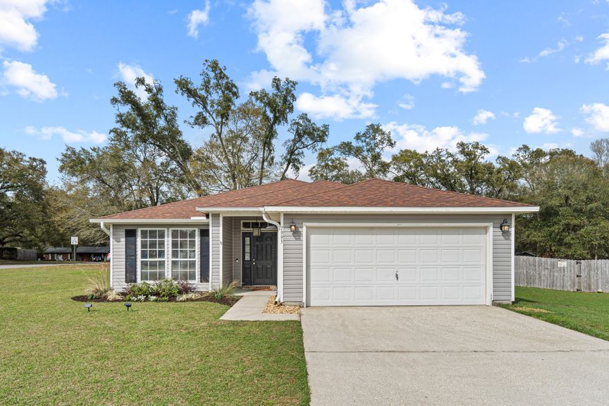 Welcome to 7995 Nalo Creek Loop in Pensacola! A beautifully-maintained home offering space, updates, and outstanding value in the Lost Creek community. Situated on a spacious corner lot, this home features an open floor plan with high ceilings and a layout designed for comfortable everyday living.

The kitchen was updated in 2023 with white soft-close cabinets with hardware, a cast iron sink, and stainless steel appliances, creating a bright and functional space that opens to the main living area. The split-bedroom floor plan provides privacy for the primary suite while keeping the secondary bedrooms conveniently located.

Major improvements include a 2021 roof and solar panels that will be paid off at closing, offering added energy efficiency for the next owner. Brand new backyard shed installed in February 2026. The home has also been professionally pressure washed and painted. New carpet installed March 2026 and updated bathroom flooring scheduled prior to closing, helping make the home move-in ready. Solar Panels were installed in 2020. 

Conveniently located near Navy Federal Credit Union, Pensacola NAS and Interstate 10, this home is an excellent opportunity for buyers seeking a well-cared-for property.