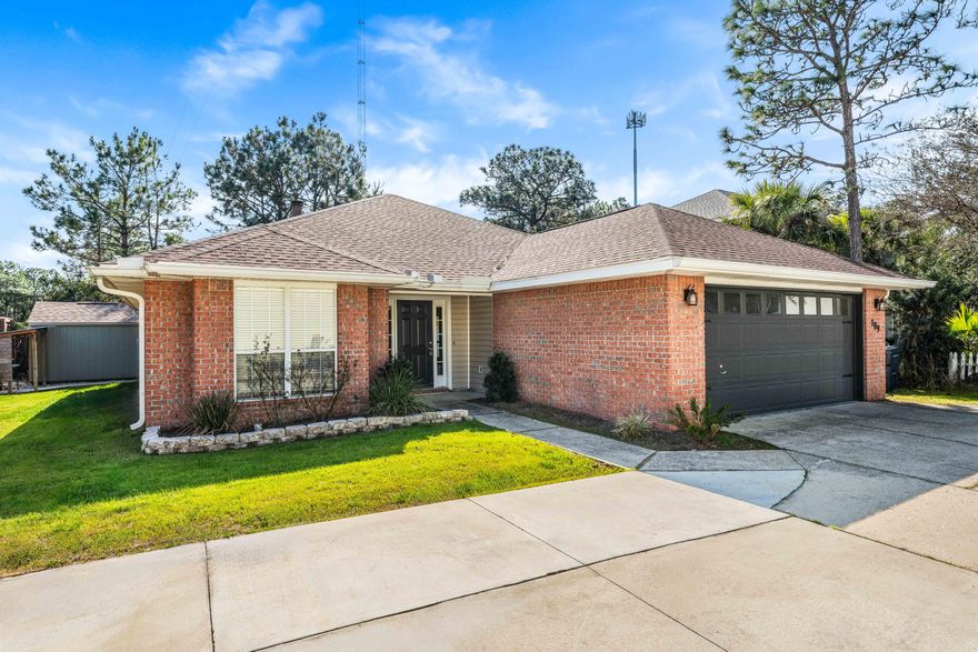 ASSUMABLE VA LOAN 5.125% Charming Move-In-Ready Gem in Mack Bayou Estates -NO HOA - IMPECCABLY RENOVATED- new roof 2020, water heater 2020 nsulation sprayed 2023, both bathrooms have been tastefully renovated with modern fixtures and fresh finishes. New flooring, fresh paint throughout, updated lighting, all (2022) make every inch feel brand new. The exterior offers easy outdoor enjoyment without the hassle. The location is unbeatable--centrally situated in Santa Rosa Beach, you're just minutes from stunning Gulf beaches, shopping, dining, top-rated schools, and the vibrant 30A scene. HVAC 2016
WATER HEATER 2020
ROOF 2020
ROOF INSULATION SPRAYED 2023
ATTIC HOUSE FAN 2023
BACK YARD FENCE 2024 
EXTENDED CONCRETE DRIVEWAY 2022
INTERIOR PAINT 2022
KITCHEN GRANITE COUNTERTOP 2022
TOILETS, BATHROOM VANITIES, MIRRORS, LIGHTS, CEILING FANS  
FRONT EXTERIOR LIGHTS 2022