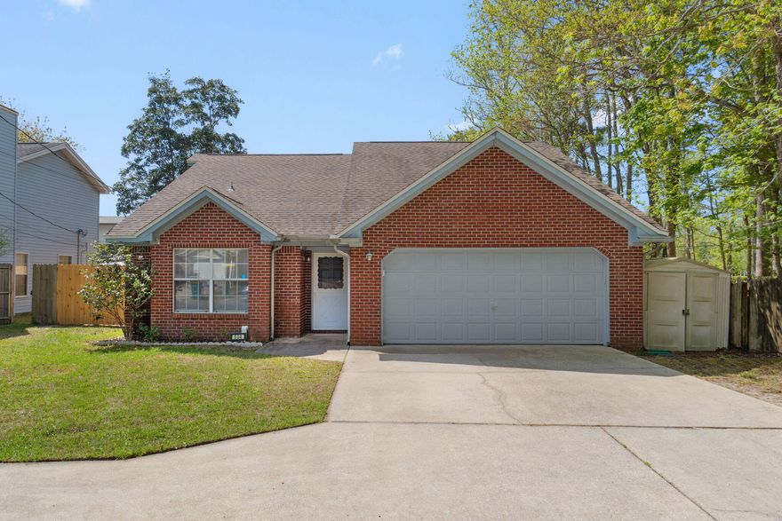 3 BR 2 BA brick home in North Fort Walton Beach sits at the end of a cul-de-sac, and is located in close proximity to shopping, restaurants, and entertainment. Inside, you'll appreciate the large front window in the kitchen which would make for a great breakfast nook or bar, as well as an island for additional cabinetry space. The living and dining is open with the exception of a half wall, which makes for a perfect space for a couch! LVP flooring throughout - NO CARPET. The master bedroom is at the end of the hall, and has a large walk-in closet as well as full bathroom with double vanity / single sink and step in shower. Contact All American Realty for more information. 850-374-3744. Visit our website at AllAmericanRealty.us. Office hours are Mon-Fri 9am-5pm.