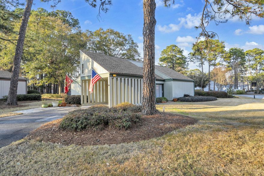 Completely reimagined with a distinctive mid-century modern aesthetic, this beautifully renovated residence in Augusta Village at Sandestin offers a fresh, curated look inside and out. Thoughtfully updated with designer furnishings, custom draperies, new tile flooring, and striking artwork, every space reflects intentional style and quality.
Both bathrooms and the kitchen have been fully renovated with updated fixtures, new faucets, and hardware, complemented by modern lighting installed throughout the home. Recent system improvements include new electrical wiring, a 2024 HVAC system, and a new LG stackable washer and dryer. Interior doors have been replaced, and the home features fresh paint on walls, trim, and cabinetry for a crisp, cohesive finish.