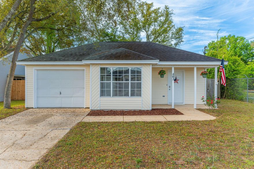 Here is a beautifully updated home that is completely move-in ready and packed with value. Zoned for the highly sought-after Antioch Elementary School, this property is the perfect starter home or a turn-key investment opportunity. Step inside to discover a bright, inviting layout with fresh paint. The updated kitchen and bathrooms feature modern finishes, while major system upgrades--including a 2020 roof, 2020 HVAC, and 2020 water heater--provide peace of mind and long-term reliability. The fully fenced backyard creates the perfect space for pets, entertaining, or relaxing outdoors. Nestled in a quiet corner of Southway Estates, this home offers both privacy and convenience with easy access to Antioch Road, ideal for anyone working at 7th SFG, Duke Field, or Eglin AFB. Whether you're a first-time homebuyer, investor, or looking to settle into a growing community, this home presents an excellent opportunity in a desirable Crestview location.