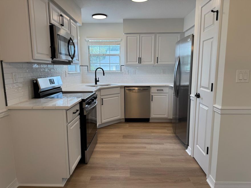 Professional photos and cleaning Monday.  
New AC • 2015 Roof • New Hot Water Heater • New Gazebo Roof Being Installed
This home has been fully remodeled from top to bottom. The updated kitchen features new granite countertops, stainless-steel appliances, and refreshed cabinetry. Both bathrooms have been beautifully updated with new vanities, fixtures, flooring, and finishes, and the master bath includes a brand-new shower.
Interior upgrades include new textured ceilings, new fans and lighting, all new flooring, and fresh interior and exterior paint throughout. The living area is anchored by a cozy fireplace, adding warmth and charm to the beautifully updated interior.
Enjoy outdoor living with a huge wrap-around deck plus a new rear deck. A new roof is also being installed on Gazebo.
