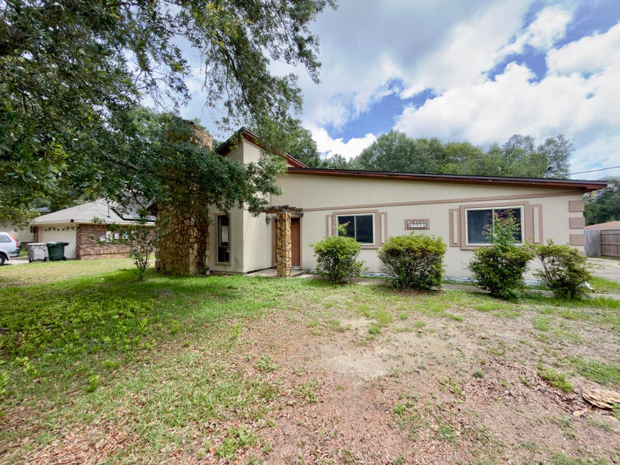 If you are looking for your a home with tons of potential, this REO opportunity is one to see. Nestled in an established area that is just a few miles from interstate access, hospitals, churches, colleges, and more, you found it. Built in 1984, 1394sf home has stucco exterior, privacy fenced back yard and an enclosed patio. The original side entry 2 car garage was enclosed in the past and that square footage is not included in this living square footage. The living room has a vaulted ceilings with a stone fireplace. Much of the original windows were replaced with vinyl windows, taking a big chunk out of any rehab costs. The kitchen is galley and leads to the separate dining area. Tiled floors are in the foyer, kitchen, dining, baths and master bedroom with the rest of the home having laminated flooring. Location is spot on and this diamond could be yours. Due to repairs, this home will not qualify for most financing but there are lots of renovation loans available. Call today!