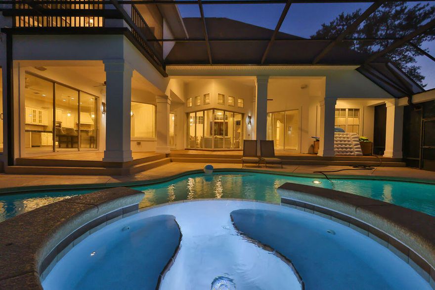 Set within the gated, impeccably maintained golf and lifestyle community of Kelly Plantation, this refined residence becomes more than a home--it is your private haven at the center of a complete luxury Florida lifestyle.
Here, days unfold with intention. Morning walks along manicured drives, afternoons on the award-winning golf course, time spent at the equestrian and tennis centers, and evenings winding down on your lanai with a glass of wine enjoying the light rumbling of the pool's waterfall. From your doorstep, the best of the Emerald Coast is effortlessly within reach
 
 --whether by golf cart or bike ride--connecting you to world-class shopping at Destin Commons, indulgent escapes at The Henderson Beach Resort & Spa, the sugar-white beaches of the Emerald Coast, and a vibrant collection of exceptional dining experiences.
Thoughtfully refreshed on both the interior and exterior, the home itself is designed to elevate every moment of that lifestyle. With five bedrooms, four-and-a-half baths, and a dedicated office with custom built-ins, it offers both scale and intimacy. The main level features a serene primary suite alongside a guest retreat, while expansive, light-filled living spaces flow seamlessly into a generous outdoor living area--ideal for entertaining, gathering, or simply enjoying quiet coastal evenings.
Inside, every space supports the way you want to live. A beautifully lit lanai sets the stage for intimate evenings, a versatile recreation or teen retreat creates room to unwind, and both formal and casual dining areas allow you to host with ease. The open floor plan carries natural light throughout, creating an atmosphere that feels both elevated and effortlessly comfortable.
Recent updates ensure a turnkey experience: a new roof, updated flooring throughout, freshly painted exterior, upgraded lighting, upgrade to gas tankless hot water heater, as well as recent replacements of some pool and hvac equipment.
This is a home designed not just to be lived in--but to be experienced. A place where you return from the beach, the course, or an evening out and gather with family, entertain with purpose, and enjoy life at its fullest--anchored by one of Destin's most sought-after communities.