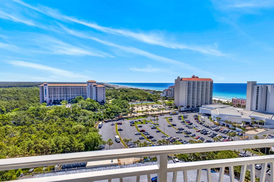 Wake up to beautiful Gulf views from this 15th-floor, east-facing studio in Luau--where comfort meets convenience in a prime beachside setting. Thoughtfully finished with wood-look and tile flooring, the space is both stylish and low-maintenance, while a full-size refrigerator adds everyday practicality. Light, bright, and perfectly positioned, this studio makes an ideal personal getaway or rental-ready investment.

At Luau, resort living comes standard. Spend your days by the lagoon-style pool with its signature swim-under waterfall, stay active in the fitness center, or gather with friends at the grilling area with shaded pergola seating. With the beach just a short distance away and an oversized Sunset Deck for unforgettable evening views, every detail is designed for relaxed coastal enjoyment. Offered fully furnished, this turnkey condo is perfect as a primary residence, second home, or investment property.

As an introduction to the Sandestin lifestyle, we invite our new owners to explore amenities that make Sandestin special. The listing brokerage and seller(s) are presenting the buyer(s) of this property with (2) 90-minute rounds of Tennis court time, a golf foursome at one of our three championship courses, and a round of golf for up to four (4) players at the unrivaled Burnt Pine Golf Club.

Sandestin Golf and Beach Resort features more than seven miles of beaches and pristine bay front, four championship golf courses, 15 world-class tennis courts, a 226-slip marina, a fitness center, spa and celebrity chef dining. Shop, dine and play at the charming pedestrian village, The Village of Baytowne Wharf and more. Inside the gates of the resort, residents enjoy a balanced lifestyle of high-class living, spanning the 2,400 acres from the beach to the bay. Everything within the gates of the resort is accessible by golf cart or bicycle. The entire resort is interconnected by miles of pedestrian, bike and golf cart paths that weave through groves of live oaks, meandering past natural lagoons, fountains, man-made lakes, and meticulously landscaped fairways.