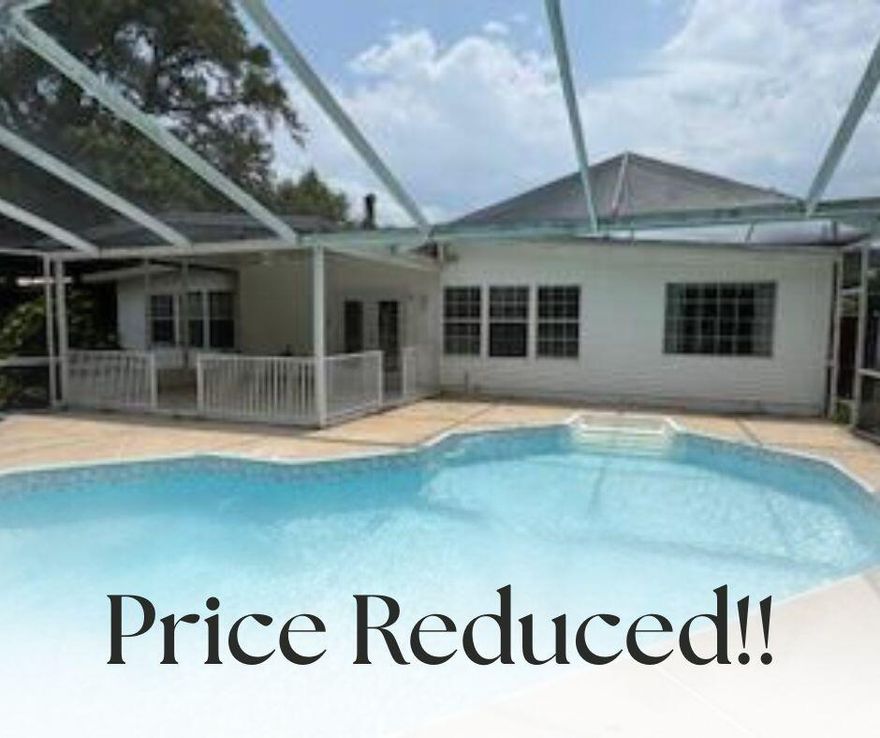 Seller extremely motivated-Bring all offers!! This spacious property in the heart of Fort Walton Beach offers excellent potential for strong returns, whether you're looking for a long-term rental, short-term vacation rental, or a value-add flip.  Major capital improvements have already been completed, including new roof, updated electrical panel, two brand new HVAC systems, new carpet, new water heater, new pool liner, and screened lanai—giving you peace of mind and minimizing upfront costs.  
The flexible floor plan allows easy conversion to a 3-bedroom layout or more, increasing rental appeal and value. Outside, the property features a private, screened-in pool with a dedicated pool bathroom, a large covered patio, and a spacious yard—ideal for attracting tenants or guests.   See more Located just minutes from Eglin AFB and Hurlburt Field, this home is perfectly positioned for strong rental demand from military personnel and contractors.

Don't miss this chance to invest in a centrally located, high-potential property with major systems already updated.