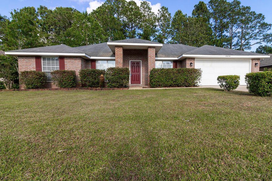 PRICED TO SELL - LOWEST PRICED PER SQUARE FOOT HOME IN THE NEIGHBORHOOD. Conveniently located in walking distance to the new Gulf Pointe Latin School, this well maintained 4 bedroom 2 bathroom home boasts a split floor plan, stainless appliances in the kitchen, a large tiled walk in shower in the master bathroom and a fully fenced back yard. This waterfront subdivision, with no though roads,is ideally located close to Hwy 399 for commuting and the beaches. Don't miss out on viewing your new home.....call for an appointment today.