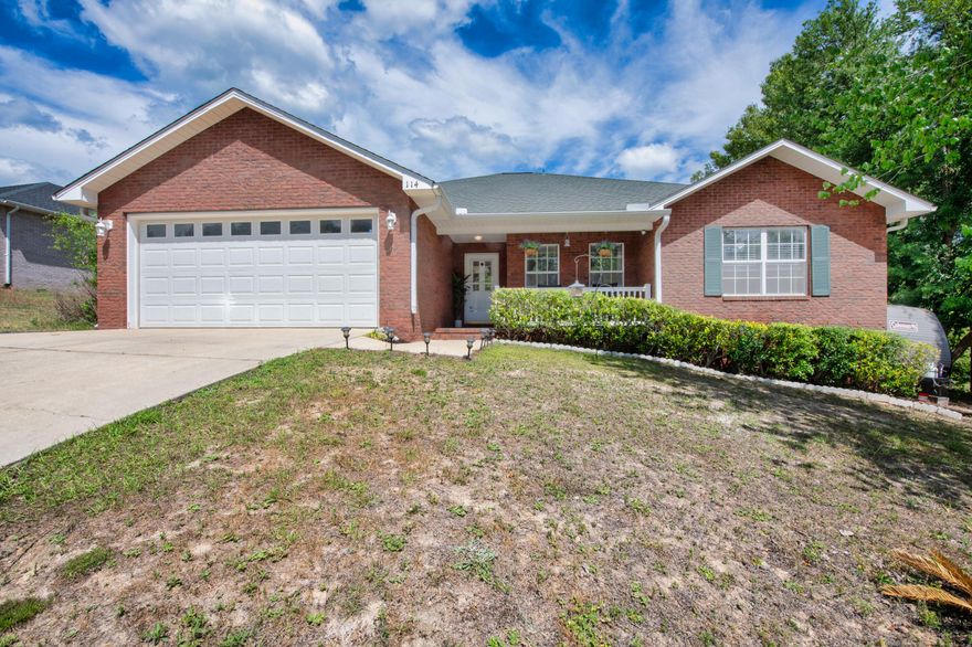 Welcome home to the perfect blend of contemporary style and functional living at 114 Conquest Ave. This meticulously maintained 4-bedroom, 2-bathroom w/ RV PAD home offers over 2,000 square feet of thoughtfully upgraded space, designed for those who appreciate both aesthetics and peace of mind. Step into a light-filled kitchen that serves as the heart of the home, featuring brand-new quartz countertops, a deep farmhouse sink, and upgraded pendant lighting. The modern, earthy-grey cabinetry is complemented by newer stainless steel appliances, making the space feel fresh and sophisticated. The upgrades extend far beyond the cosmetics. With a roof and HVAC both updated in 2020, and a septic system recently serviced for years of worry-free use, this home is truly turn key. Outdoor enthusiasts will find their joy here: a fully functional RV parking pad with power hookups, and two standalone sheds; one fully wired for a workshop or hobby space! End your days on the beautiful attached covered backyard patio. Whether you're enjoying the afternoon breeze or watching a Florida thunderstorm from the comfort of your hanging swing bench under the roof covering, this outdoor retreat is the ultimate spot to unwind. Book your showing today for a home that does truly have it all.