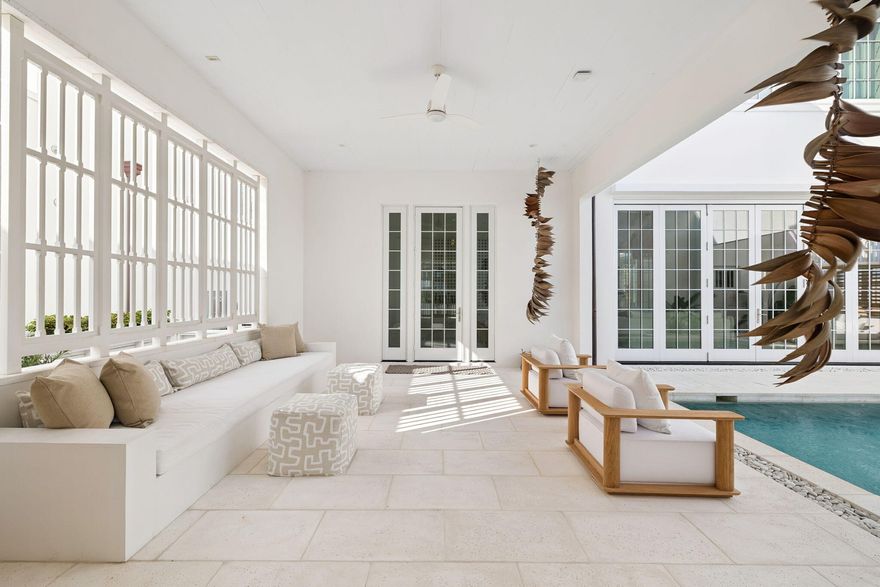 Experience refined coastal living at 53 Portico Lane, a SummerStory Showcase Home in the coveted Kaiya Beach Resort. Architecture by Khoury & Vogt Architects (KVA), thoughtfully featured in collaboration with the nationally acclaimed boutique, SummerStory, this 4,414 sq ft retreat offers 4 bedrooms + bunk and game areas, 5.5 baths, and an inviting bedroom suite on the main level. The home's private courtyard reveals a serene pool, spa, and fully equipped summer kitchen, while interiors feature Wolf and Sub-Zero appliances, Waterworks fixtures, and curated finishes.  Framed by preserve views, every element speaks to timeless elegance and elevated coastal design. Spaces designed for living with generous closets, a flex space on floor two and dual sinks in the ensuite bathrooms. Close proximity to the beach with deeded beach access and usage. Kaiya Beach Membership is available as well as the nearby Watersound Camp Creek Golf and Beach Club.  53 Portico offers an urban lifestyle while still maintaining a respite from the hustle and bustle.