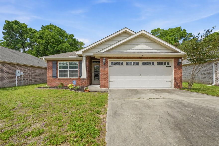 Welcome to this beautiful and well-maintained single-story home located in the heart of Crestview! Walking distance from Durel Lee Park, this spacious 3-bedroom, 2-bathroom residence offers approximately 1,550 square feet of comfortable living space with an open and functional floor plan.

Inside, you'll enjoy a spacious open-concept living area with plenty of room for relaxing, entertaining, and everyday living. The kitchen features granite countertops, ample cabinet space, and a layout designed for convenience and functionality. The split-bedroom floor plan provides added privacy between the primary suite and guest bedrooms, while the primary bedroom also features a tray ceiling and a spacious walk-in closet.

Recent updates include a newly installed central air conditioning system and refrigerator, adding modern comfort and peace of mind for the next homeowner.

Outside, the spacious backyard features privacy fencing and offers plenty of room for outdoor entertaining, pets, or relaxing evenings at home, while the 2-car garage provides additional storage and practicality.

Conveniently located near Walker Elementary, Davidson Middle School, Crestview High School, shopping, dining, and everyday amenities, this home offers the perfect combination of comfort, location, and value.

Schedule your showing today and don't miss the opportunity to turn this house into a home!