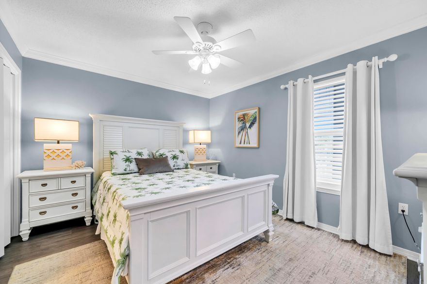 Discover the perfect vacation retreat or investment opportunity with this beautifully furnished 1-bedroom, 1-bath condo with bunks, located in the sought-after Grand Caribbean East, a low-densit condominium in Crystal Beach. Enjoy the convenience of beach access just moments from your door, making it easy to spend your days in the sun and sand offering everything you need for a relaxing coastal escape. Sip your morning coffee or unwind after a beach day on your private balcony with stunning Gulf views and refreshing coastal breezes. This condo is sold fully furnished, making it completely turnkey for vacation rentals or personal use. Thoughtfully decorated and well-maintained, all you need to bring is your suitcase!