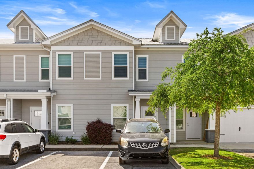 Discover comfortable living at The Verandas in Freeport, FL, featuring a spacious 3-bedroom, 2.5-bath townhome. This inviting home offers modern conveniences including air conditioning, ceiling fans, a fully equipped kitchen with an island, dishwasher, oven, microwave, and refrigerator, plus a private patio for relaxing outdoors. Upstairs you will find the primary bedroom w/ensuite and two secondary bedrooms, featuring a jack and jill style full bathroom. Enjoy the community amenities such as a playground, pool, and sundeck, perfect for leisure and recreation. With ample storage and in-unit washer and dryer, this townhome combines convenience and style for your ideal living experience. 2 Parking spaces per unit. Pets allowed, restrictions apply. If approved, a one-time non-refundable pet fee of $250 applies, per pet. Additionally, $25/mo pet rent applies, per pet. A one-time $100 lease admin fee applies to all new leases. No monthly fees!