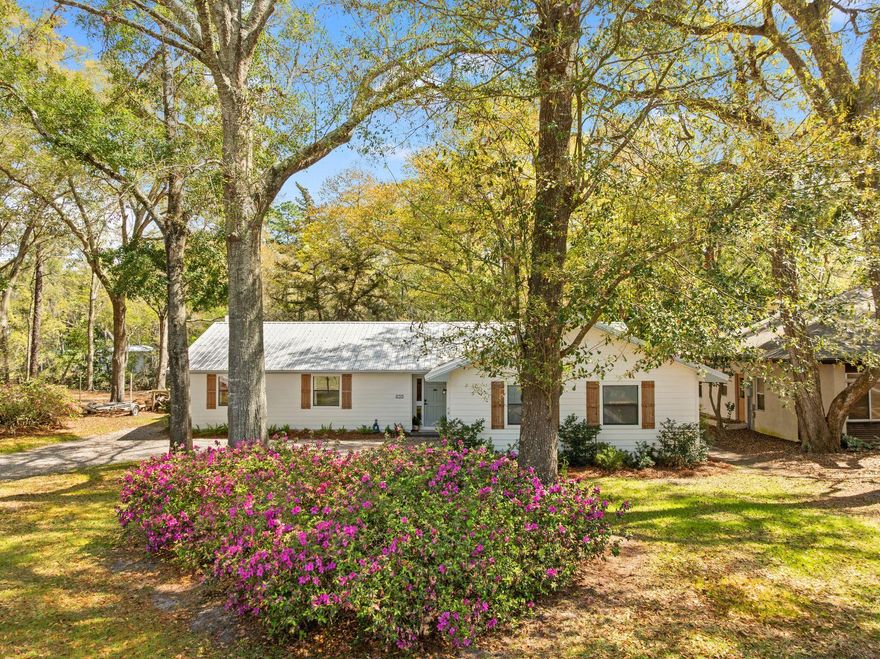 Waterfront living with direct bay access! Located on a canal just feet from Choctawhatchee Bay, this 3-bedroom, 2-bath home offers the perfect opportunity to enjoy the best of coastal living. Situated on a spacious lot with a seawall, a private dock and boat lift, making it easy to get out on the water for boating, fishing, or sunset cruises. This location offers views and access of the bay without the wear & tear! All while being a few miles from Hwy 30A! This fully remodeled one-level home offers bay views from multiple rooms. The open floor plan makes it perfect for relaxing or entertaining the family. Features include vaulted ceilings, LVP flooring throughout the main living areas, GE Cafe white appliances, a breakfast bar, updated bathrooms, enlarged master suite and much more.  Step outside to enjoy the Florida lifestyle with a  waterside boathouse/gazebo, creating an ideal setting for outdoor gatherings while overlooking the canal. With deep-water access providing a short boat ride to Choctawhatchee Bay, this property is a dream for boating enthusiasts.
Whether you're looking for a full-time residence, second home, or waterfront investment, this property offers incredible potential in a prime Santa Rosa Beach location close to the beaches, dining, and shopping of South Walton.