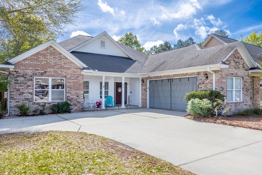 Beautiful custom-built 3BR/2BA home in the highly sought-after Symphony at Hammock Bay! This well-maintained home features an open-concept layout with no carpet, crown molding, and a cozy gas fireplace that anchors the main living space. The kitchen offers granite countertops, bar seating, a large pantry, and abundant natural light.

The spacious primary suite includes a large walk-in closet, dual vanities, and a tiled shower/tub combo. One standout feature is the oversized garage with extra depth for storage, along with a fully fenced backyard backing up to a peaceful preserve--perfect for privacy and outdoor enjoyment.

The home flows seamlessly for entertaining, with a layout that connects the living, dining, and kitchen areas--one of the seller's favorite features. Located in a walkable, community-focused neighborhood with sidewalks, trails, and resort-style amenities including multiple pools, fitness centers, tennis courts, general store, and more. HOA covers access to these amenities plus additional conveniences.

Enjoy the best of Hammock Bay living with easy access to everything you need just minutes from your doorstep!