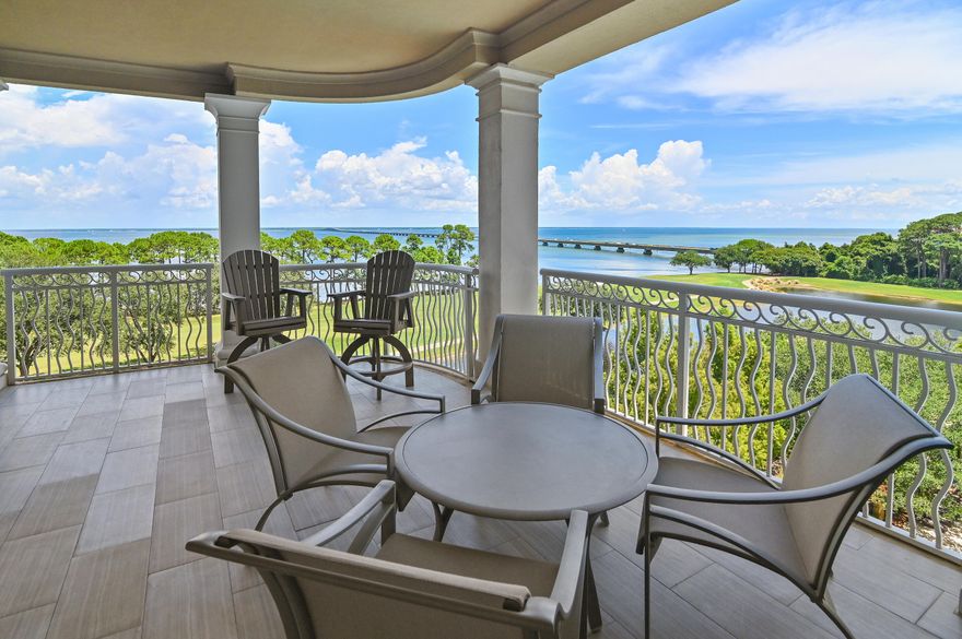 Back on the market due to no fault of the seller--offering a renewed opportunity to own one of Destin's most thoughtfully reimagined luxury residences. Welcome to One Water Place at Kelly Plantation--one of Destin's premier luxury condominium communities--where elevated design, exceptional craftsmanship, and panoramic views come together in a residence that feels more like a private coastal retreat than traditional condo living. Completely redesigned in 2021, this 3,008 sq ft residence was transformed to create an open-concept layout that maximizes natural light and captures sweeping views of the bay, golf course, lakes, fountains, pool, and unforgettable sunrise skies.The transformation is immediately apparent. Walls and columns were removed, ceilings were raised, and custom glass doors now frame a sophisticated living environment designed for effortless entertaining and everyday comfort. At the center of the home, the designer kitchen features a dramatic 12' x 14' quartz waterfall island, custom cabinetry, and a full Thermador appliance suite including induction cooktop, wall oven, speed oven/microwave, beverage center, dishwasher, and ice maker.
Luxury details continue throughout with a custom wet bar, two-sided linear gas fireplace, Lutron lighting system, programmable Hunter Douglas shades, California Closets, and beautifully appointed marble bathrooms. The primary suite offers a peaceful escape with spa-inspired finishes, a steam shower, and tranquil water views that  make every morning feel elevated.
Outdoor living was designed with the same attention to detail. Both balconies have been upgraded with modern tile flooring, and one has been transformed into an outdoor entertaining space featuring a Blaze gas grill and refrigerator drawers--ideal for dining outdoors, hosting friends, or enjoying the coastal breeze and changing views throughout the day.
Located within the gated Kelly Plantation community, this residence also includes an oversized private storage room measuring approximately 12' x 14' on the garage level--a rare luxury for condominium living. Opportunities to own a fully renovated luxury condo in Destin with this scale, level of finish, open design, and panoramic views are uncommon.
For those looking for a lock-and-leave coastal residence without compromising on space, design, or lifestyle--this may be the one worth seeing in person.