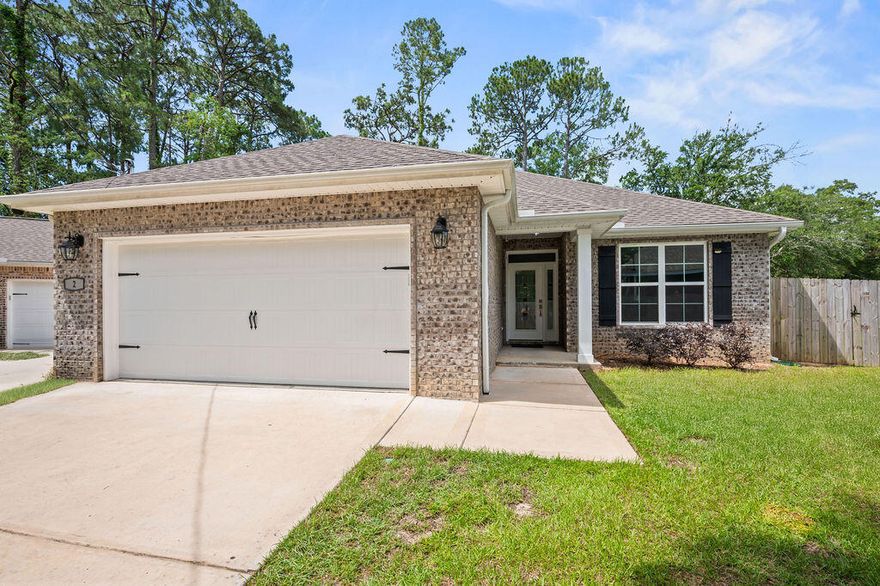 Motivated Seller, Bring an offer!  This move in ready home is centrally located, close to shopping/restaurants, Hurlburt Field, Eglin Air Force Base, and the beautiful white sandy beaches of the Emerald Coast. This spacious 2 year old home host an split open floor plan, living room open to a beautiful kitchen with granite counter tops, white cabinetry and stainless steel appliances. Separate dining room off the kitchen for entertaining. Spacious master bedroom with walk-in closet. Unwind from the day on the covered patio. New Carpet in the additional bedrooms. Don't miss out on this fabulous home.