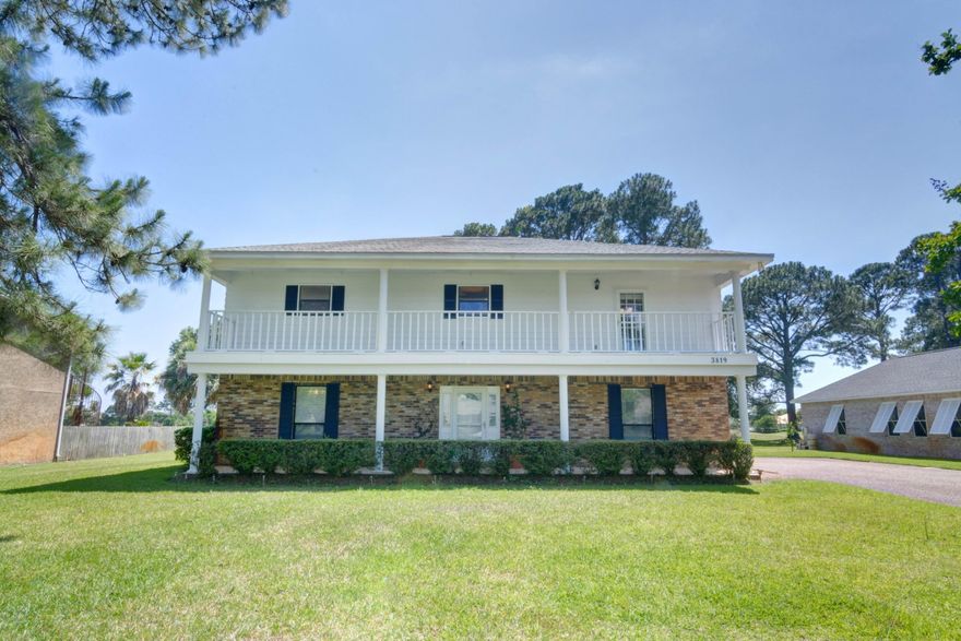 Stunning 3BR/2BA two story home located right on the 15th fairway! With amazing views from the back patio and upstairs balcony you'll really enjoy those Florida evenings! The downstairs boasts 2 spacious bedrooms, one with a private access to the downstairs patio. Upstairs you will find the great room that offers a beautiful gas fireplace and the open floor plan makes this area great for entertaining. The kitchen has views of the great room and the dining area so entertaining has never been easier. The master suite features it's own access to the upstairs balcony, a large walk-in closet and dual sinks on the vanity as well as a jetted tub! Located close to great schools, dining, and shopping this home is ready for new owners!